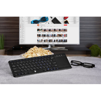 2E Клавіатура ножнична KT100 78key, WL, EN/UK/RU, чорний