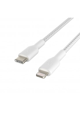 Belkin USB-С - Lightning, BRAIDED[1m, white]