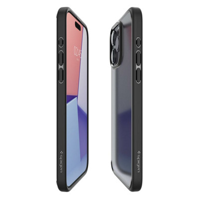 Spigen Чохол для Apple iPhone 15 Pro Max, Ultra Hybrid, Frost Black