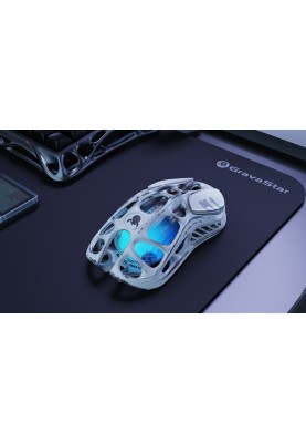 GravaStar Миша Mercury M1 Pro, magnesium alloy body, BT/WL/USB-A, RGB, Battle-Worn