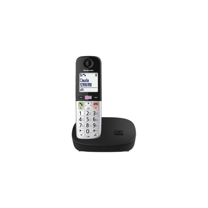 Panasonic Радіотелефон DECT KX-TGU410UCB, чорно-сріблястий
