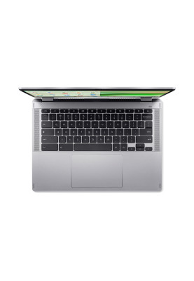 Acer Ноутбук Chromebook Spin CP314-2HN 14" WUXGA IPS Touch, Intel i3-N305, 8GB, F256GB, UMA, ChromeOS, сріблястий