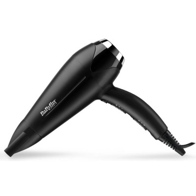 BaByliss Фен D572DE, 2200Вт, дифузор, концентратор, чорний