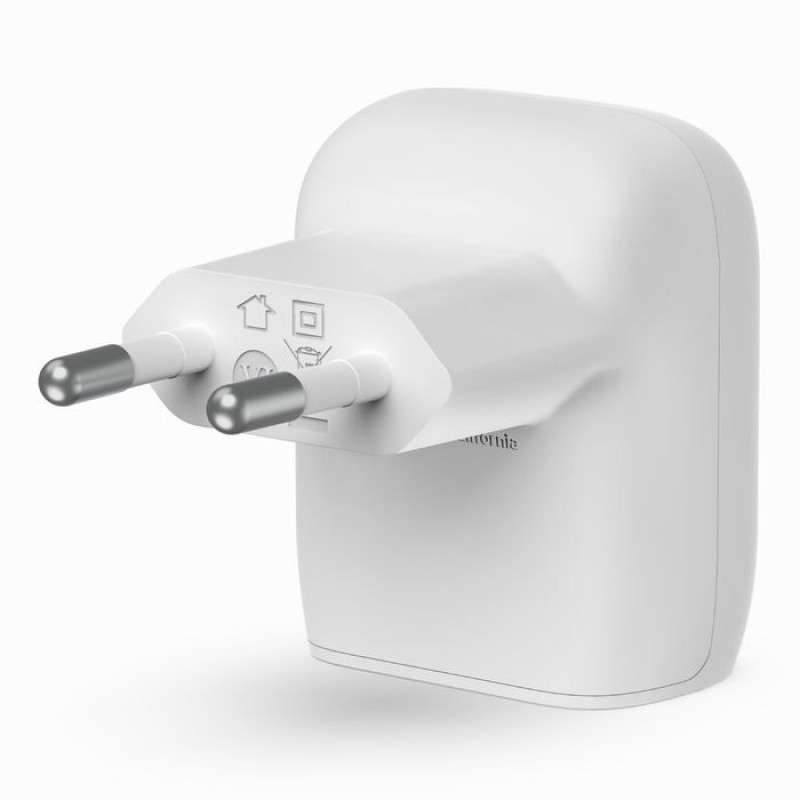 Belkin Зарядний пристрій мережевий 20Вт USB-C PD PPS, білий