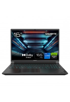 Gigabyte Ноутбук G6X 16.0 FHD+ 165Hz, Intel i7-13650HX, 16GB, F1TB, NVD4060-8, W11, чорний