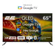 2E Телевізор 65" QLED 4K 60Hz Smart Google TV Black