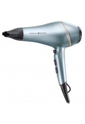 Remington Фен Shine Therapy PRO, 2200Вт, 3 режими, дифузор, іоніз-я, хол. обдув, блакитний