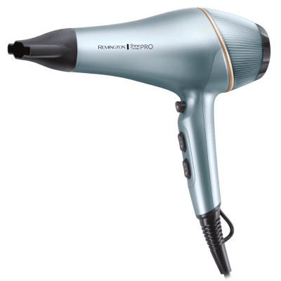 Remington Фен Shine Therapy PRO, 2200Вт, 3 режими, дифузор, іоніз-я, хол. обдув, блакитний