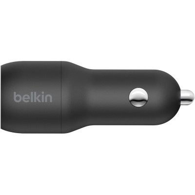 Belkin Зарядний пристрій автомобільний 24Вт 2хUSB-A, чорний