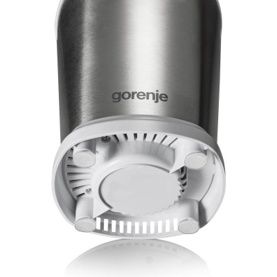 Gorenje Блендер стаціонарний 700Вт, чаша-750мл, подрібнювач, білий-нерж