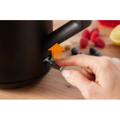 Gorenje Електрочайник 1.7л, Strix контроль, чорний матовий