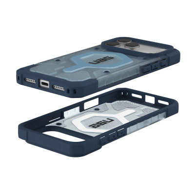 UAG Чохол+ремінець UAG для iPhone 17 Pro Max, Pathfinder Clear MagSafe Bundle, Blues Lanyard
