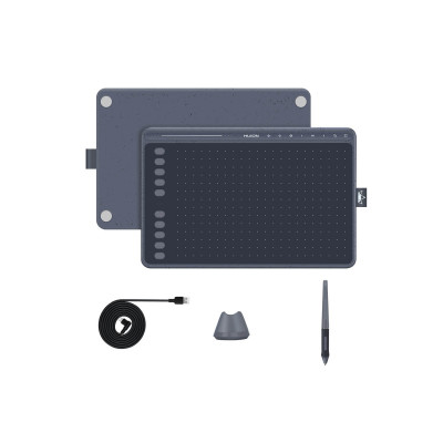Huion Графічний планшет 10"x6.35" HS611, USB-C, сірий