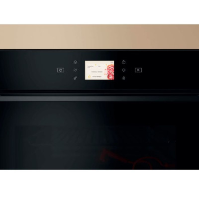 Whirlpool Духова шафа електрична, 73л, A+, дисплей, конвекція, піроліз, телескопічні напрямні, чорний