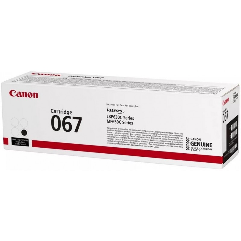 Canon Картридж 067 MF651Cw/MF655Cdw/MF657Cdw/LBP631Cw/LBP633Cdw Black (1350 стор.)