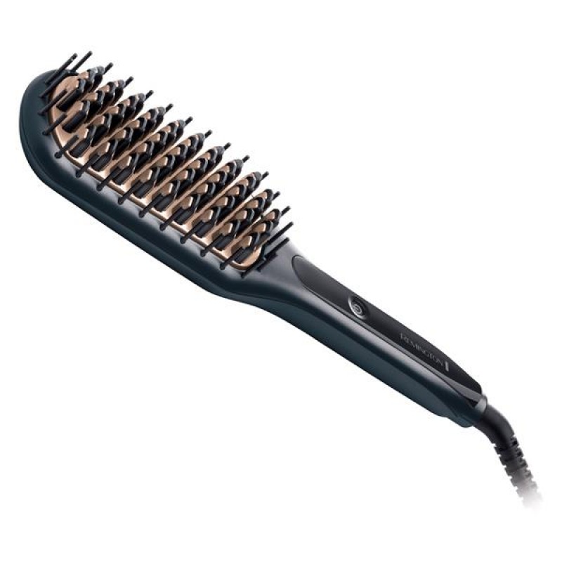 Remington Щітка-випрямляч Straight Brush, 62Вт, темп.режимів-3, 150-230С, іонізація, кераміка, сірий