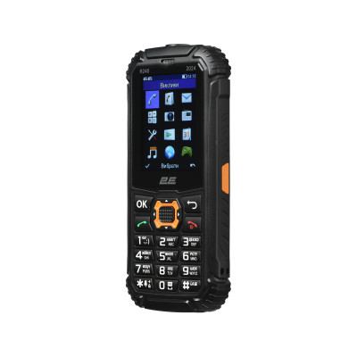 2E Мобільний телефон R240 2024 2.4` 2SIM, 1800мА•год, чорний