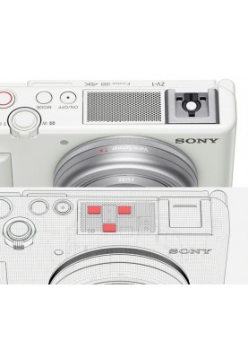 Sony Цифрова фотокамера ZV-1 White ZV1W.CE3