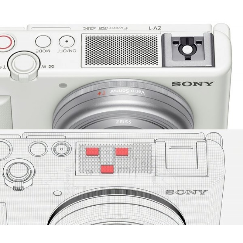 Sony Цифрова фотокамера ZV-1 White ZV1W.CE3