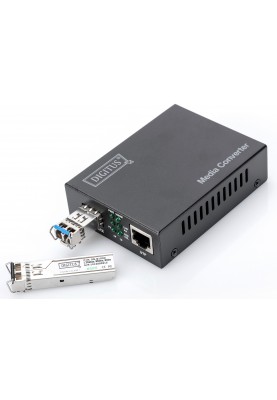 Digitus Медіа конвертор 10 Gigabit Ethernet, SFP supports 1G, 2.5G, 5G and 10G, open slot