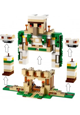 LEGO Конструктор Minecraft Фортеця Залізний голем
