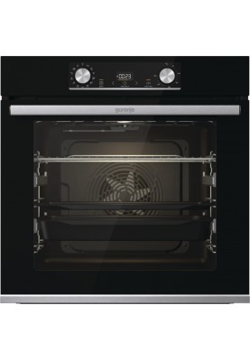 Gorenje Духова шафа електрична, 77л, A+, дисплей, IconLed, пара, макс.темпер.-300, чорний