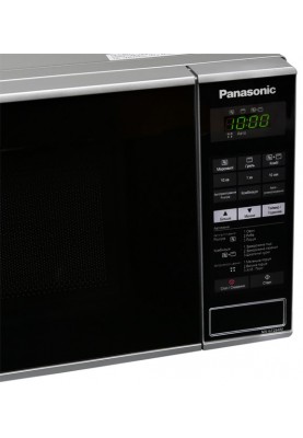 Panasonic Мікрохвильова піч, 20л, 800Вт, гриль, дисплей, чорний