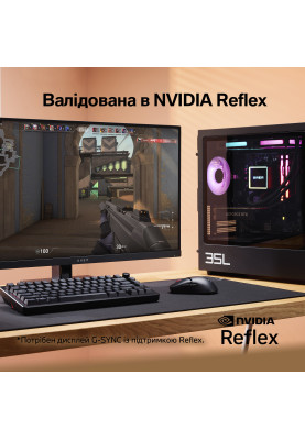 HyperX Миша Pulsefire SAGA PRO, RGB, USB-A/WL/BT, чорний