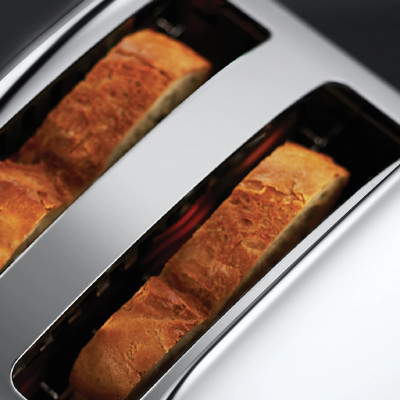 Russell Hobbs Тостер Chester , 1200Вт, метал, сріблястий Russell Hobbs Тостер Chester , 1200Вт, метал, сріблястий