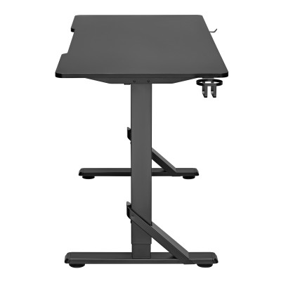 2E Gaming Стіл комп'ютерний KIRIN RGB, 136х60x71/76/81см, чорний