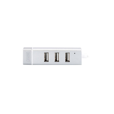 Digitus Хаб USB-C > 3xUSB-A/RJ45