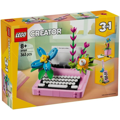 LEGO Конструктор LEGO Creator Друкарська машинка з квітами