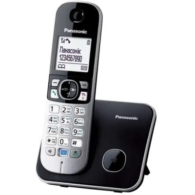 Panasonic Радіотелефон DECT KX-TG6811UAB, Black