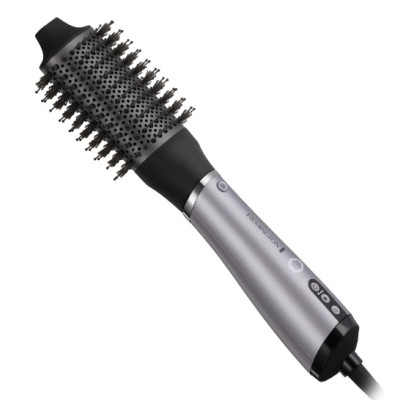 Remington Фен-щітка ProLuxe You Adaptive, 1000Вт, 3 режими, іонізація, хол. обдув, кераміка, сірий