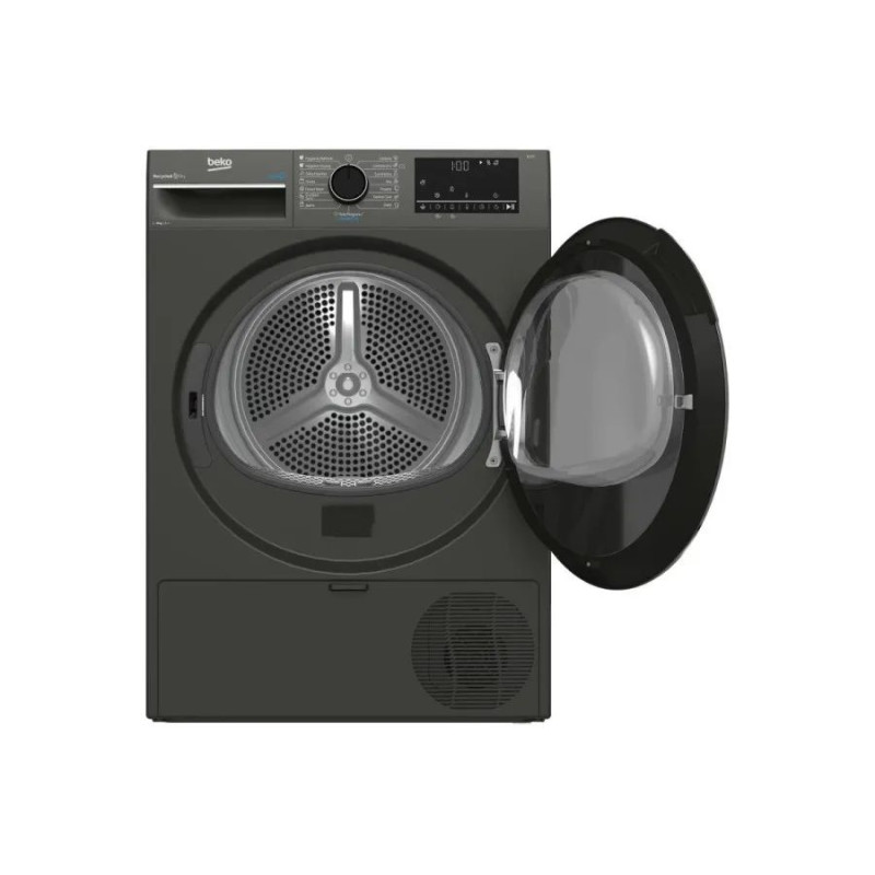 Beko Сушильна машина тепловий насос, 8кг, A++, 60см, дисплей, сірий