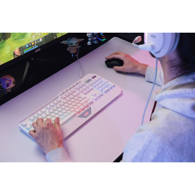 2E Gaming Клавіатура KG315 RGB USB White Ukr