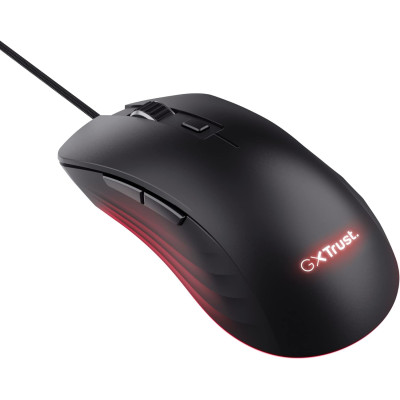 Trust Миша GXT924 YBAR+, USB-A, Чорний