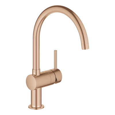 Grohe Змішувач для кухні Minta, довж.виливу - 223мм, поворотний, 1важіль, матовий теплий захід сонця