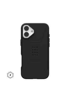 UAG Чохол для iPhone 16 Plus, Civilian Magsafe, Black