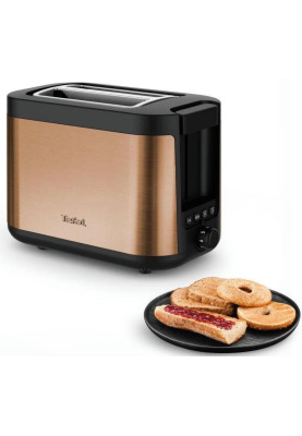 Tefal Тостер Tefal Coppertinto 850Вт, розморожування, метал, бронзовий