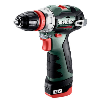 Metabo Шурпокрут-дриль POWERMAXX BS BL Q, акумуляторний, 2*12В, 2 Аг, кейс, 0.8кг