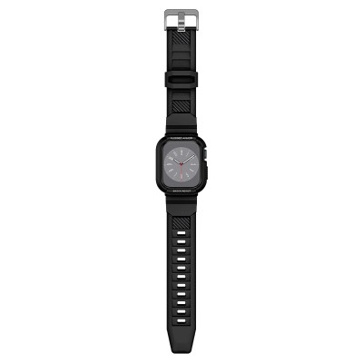 Spigen Чохол та ремінець 2в1 для Apple Watch 45mm/44mm Rugged Armor Pro, Black