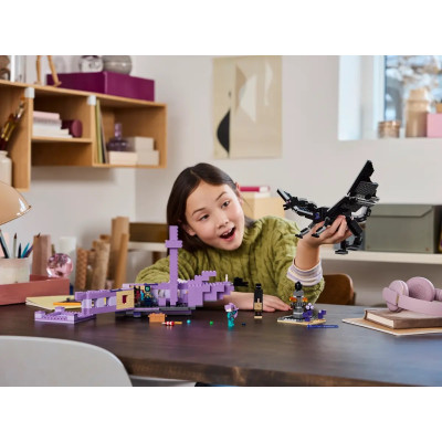 LEGO Конструктор Minecraft Дракон Енду і Корабель Краю
