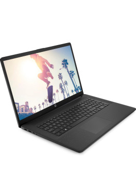 HP Ноутбук 17-cn4013ua 17.3" FHD IPS AG, Intel 3-100U, 16GB, F512GB, UMA, DOS, чорний