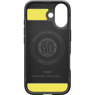 Spigen Чохол Spigen для iPhone 17, Rugged Armor MagFit, Matte Black