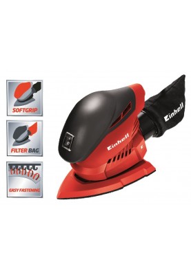 Einhell Шліфмашина багатофункціональна TH-OS 1016, 150х150х100 мм, 100 Вт, 24000 об/хв, 1 кг