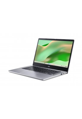 Acer Ноутбук Chromebook CB314-4H 14" FHD IPS, Intel C N100, 8GB, F128GB, UMA, ChromeOS, сріблястий