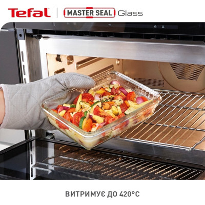 Tefal Набір контейнерів Master Seal, 3шт, жаростійке скло, прозрачний Tefal Набір контейнерів Master Seal, 3шт, жаростійке скло, прозрачний