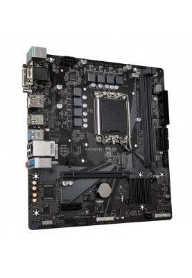 Gigabyte Материнська плата H610M S2H V2 s1700 H610 2xDDR5 M.2 HDMI D-Sub DP mATX