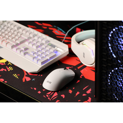2E Gaming Миша MG355 WL, RGB, USB-A/WL, білий 2E Gaming Миша MG355 WL, RGB, USB-A/WL, білий